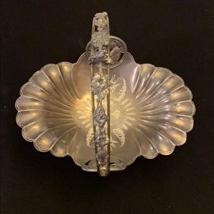 Antique Meriden Silver Plate Bride’s Basket